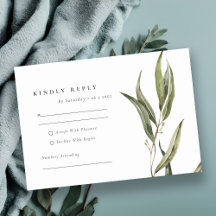 Eukalyptus Botanische Hochzeit mit einfacher Wasse