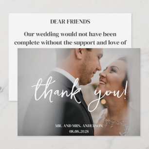 Eukalyptus botanisches Foto Hochzeit Dankeskarte