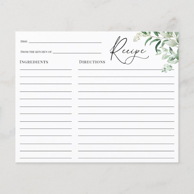 Eukalyptus-Brautparty (Vorderseite)