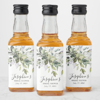 Eukalyptus Brautparty Gefallen Liquor Flasche Etik Alkoholflaschenetikett