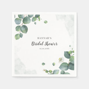 Eukalyptus-Brautparty Serviette