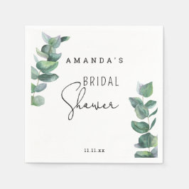 Eukalyptus - Brautparty Serviette