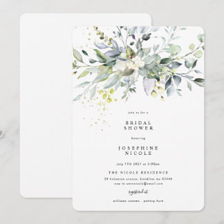 Eukalyptus Bridal Dusche Einladung