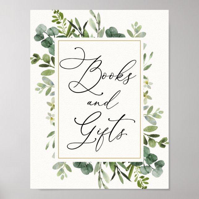 Eukalyptus Bücher und Geschenke Poster (Vorne)