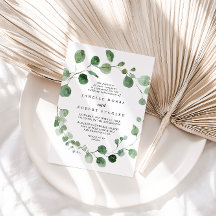 Eukalyptus Calligraphy Diamond Wedding