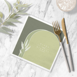 Eukalyptus Color Tones Wedding Green ID901 Serviette