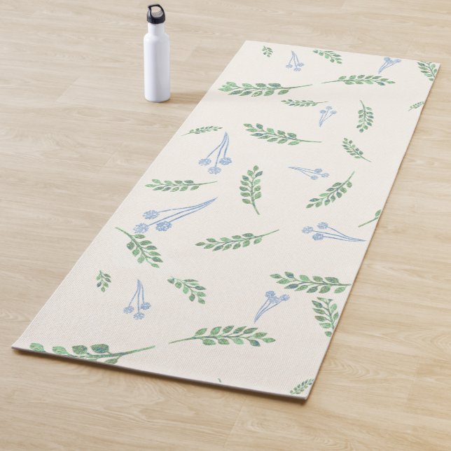 Eukalyptus & Dandelions Botanisches Muster Yogamatte (Beispiel)