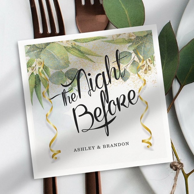 Eukalyptus Die Nacht vor der Probe Napkins Serviette (Von Creator hochgeladen)