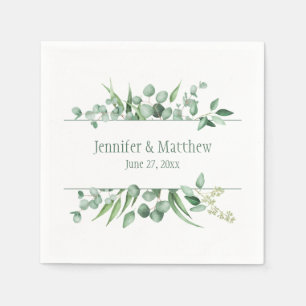 Eukalyptus Envy Empfang Napkins Serviette