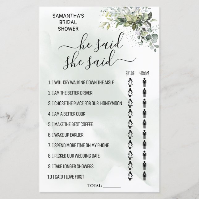 Eukalyptus Er sagte, sie wolle zweisprachiges Spie (Vorderseite)