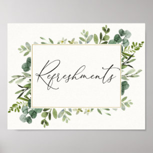 Eukalyptus Erfrischungsgetränke Poster