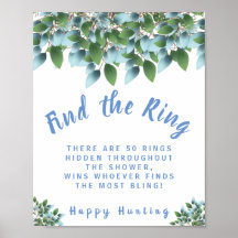 Eukalyptus Finden Sie das Ring-Brautparty-Spielzei