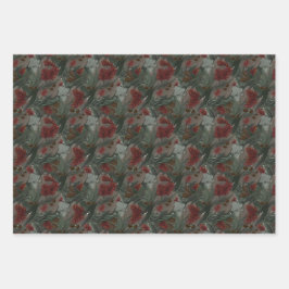 Eukalyptus-Flasche Flasche Geschenkpapier Set