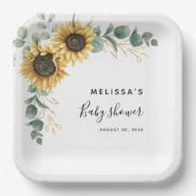 Eukalyptus floral Baby Dusche