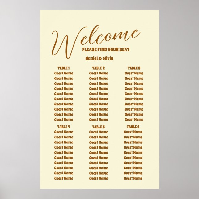 Eukalyptus floral Botanische Hochzeit Poster (Vorne)
