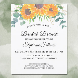 Eukalyptus Floral Bridal Brunch Einladung
