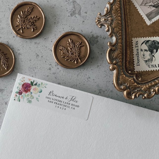 Eukalyptus Floral Rücksendeadresse (Von Creator hochgeladen)