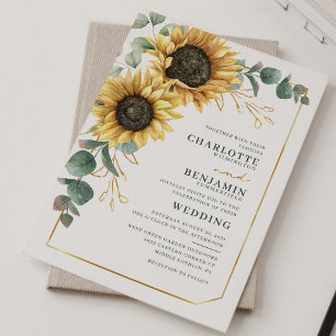 Eukalyptus floral Wedding Sunflower