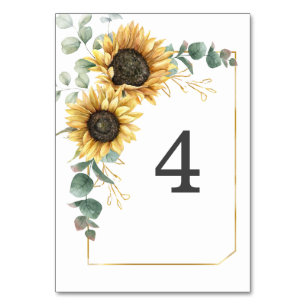 Eukalyptus floral Wedding Tischnummer