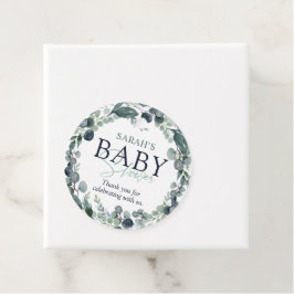 Eukalyptus Foliage Babydusche Geschenkanhänger