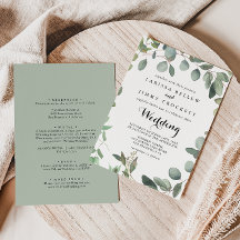 Eukalyptus Foliage Delight Front & Back Wedding