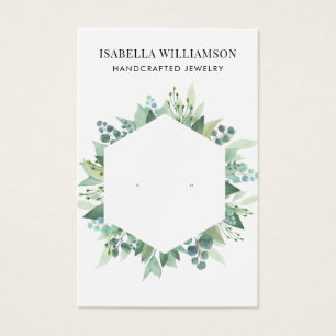 Eukalyptus Foliage Earring Juwelier Display