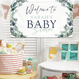 Eukalyptus Foliage Kinderdusche Banner