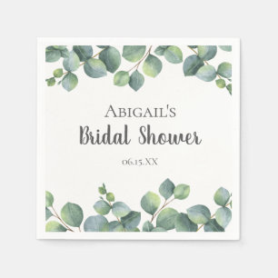 Eukalyptus Foliage Personalisiert Serviette