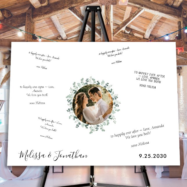 Eukalyptus Foto Alternative Wedding Guest Book Poster (Von Creator hochgeladen)