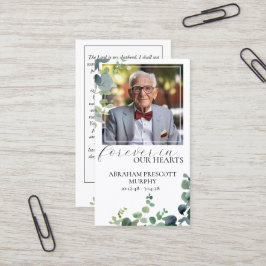 Eukalyptus-Foto-Gedenkkarte Visitenkarte