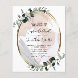 Eukalyptus-Foto QR-Code Einladung