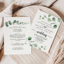 Eukalyptus Front & Back Wedding