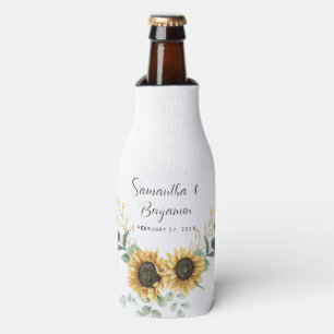 Eukalyptus-Gastgeschenk Hochzeit Flaschenkühler