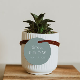 Eukalyptus Gelassen Liebe Pflanze oder Saatgut a Geschenkanhänger