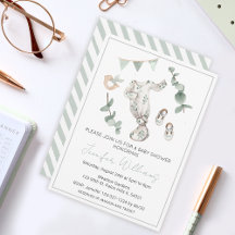 Eukalyptus-geschlechtsneutrale Babydusche