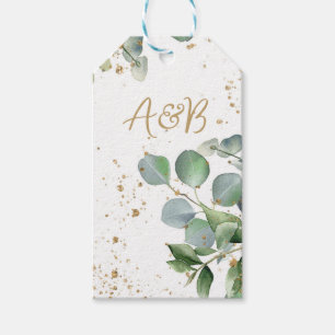 Eukalyptus-Gold-Glitzer - Code 02 Geschenkanhänger