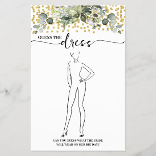 Eukalyptus Gold rät die Dress Dusche Spielkarte Flyer
