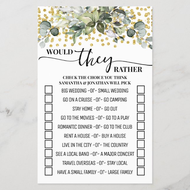 Eukalyptus Gold würde sie eher Duschspielkarte mac Flyer (Vorne)