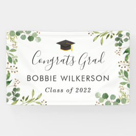 Eukalyptus Green Blätter Glückwunschs Graduation P Banner