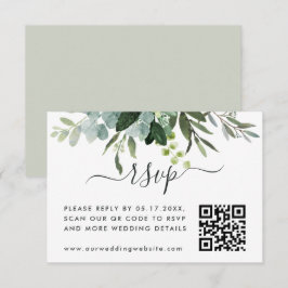Eukalyptus Green Foliage-UAWG mit QR-Code Begleitkarte