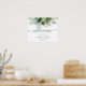 Eukalyptus Green Foliage Wedding Welcome Sign Poster (Kitchen)