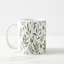 Eukalyptus Greenerenery-Blätter Muster   Kaffeetasse