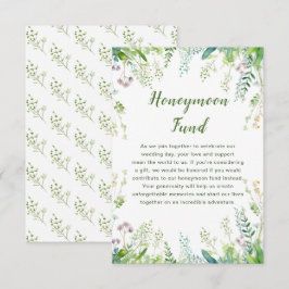 Eukalyptus Greenerenery Blätter Wedding Honeymoon  Begleitkarte