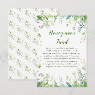 Eukalyptus Greenerenery Blätter Wedding Honeymoon Begleitkarte