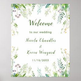 Eukalyptus Greenerity Blätter Wedding Poster