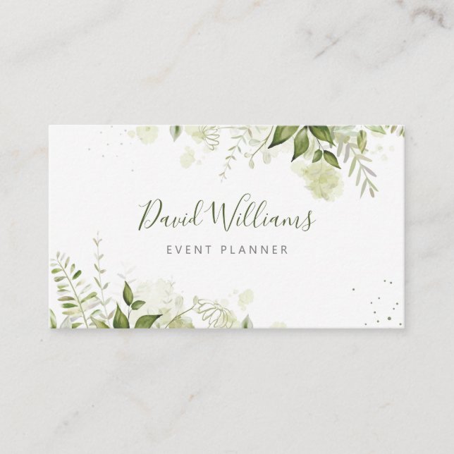 Eukalyptus Greenerity Business Card Visitenkarte (Vorderseite)