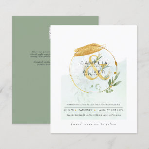 Eukalyptus Greenerity Gold Wedding QR CODE IN