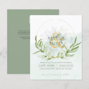 Eukalyptus Greenerity Gold Wedding QR CODE IN