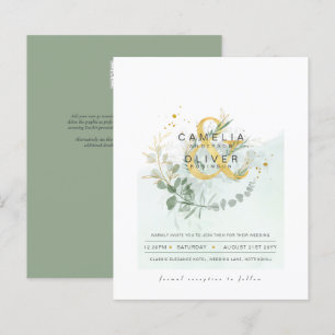 Eukalyptus Greenerity Gold Wedding QR CODE IN