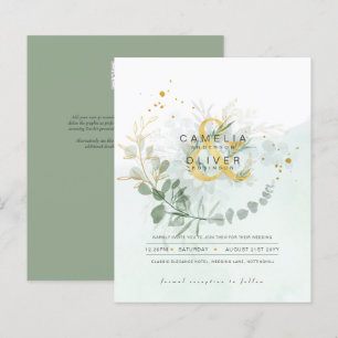 Eukalyptus Greenerity Gold Wedding QR CODE IN